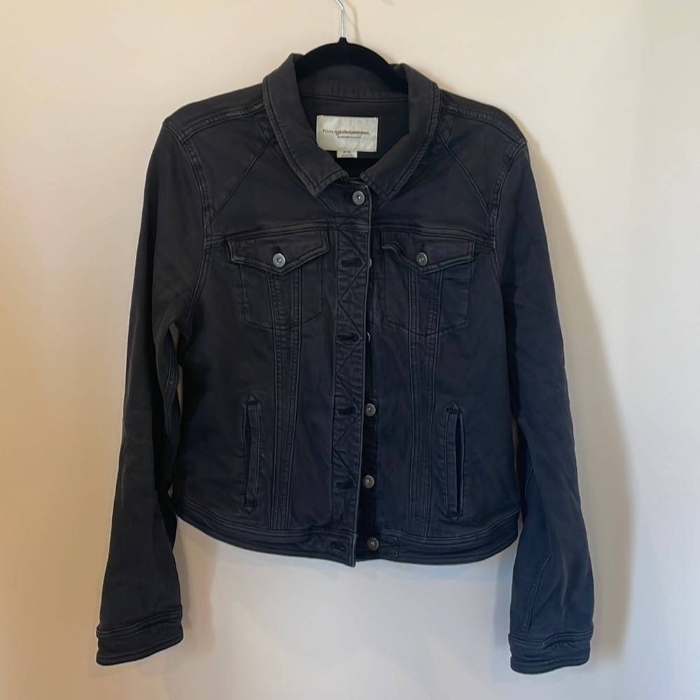 Anthropologie Black Denim Jacket